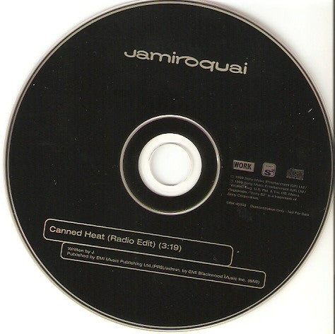 Jamiroquai : Canned Heat (CD, Single, Promo)