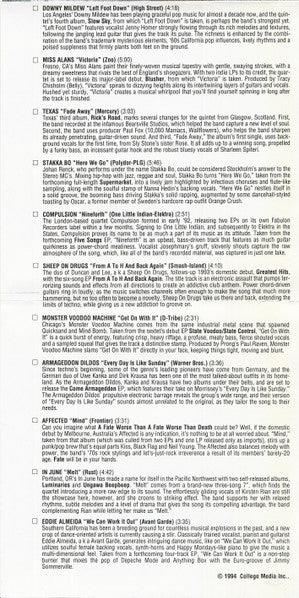 Various : CMJ Presents Certain Damage! Volume 55 (CD, Comp, Promo)