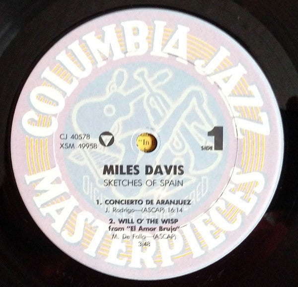 Miles Davis : Sketches Of Spain (LP, Album, RE, RM, Car)