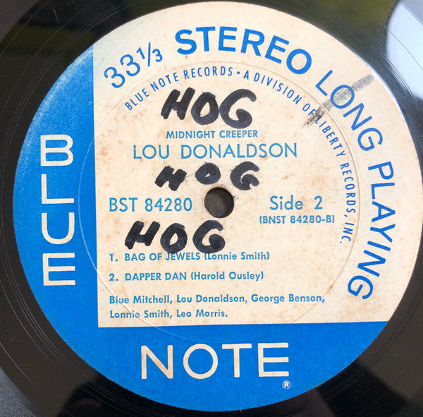 Lou Donaldson : Midnight Creeper (LP, Album, Gat)