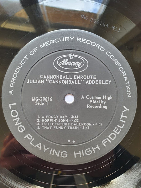 Cannonball Adderley : Cannonball Enroute (LP, Album, Mono)