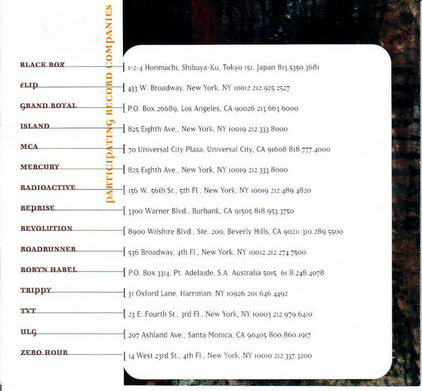 Various : CMJ Presents Certain Damage Volume 76 Disk Two (CD, Comp, Promo)