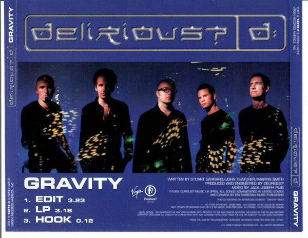 Delirious? : Gravity (CD, Single, Enh, Promo)