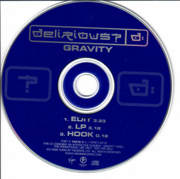 Delirious? : Gravity (CD, Single, Enh, Promo)