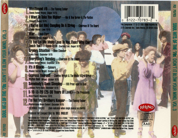Various : Soul Hits Of The '70s - Didn't It Blow Your Mind, Vol. 3 (CD, Comp, RM)