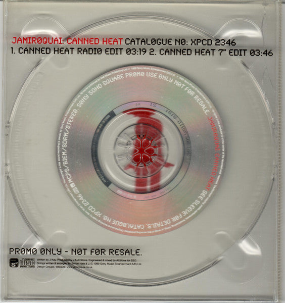 Jamiroquai : Canned Heat (Minimax, Single, Promo)