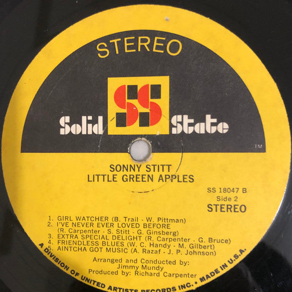 Sonny Stitt : Little Green Apples (LP, Album, Gat)