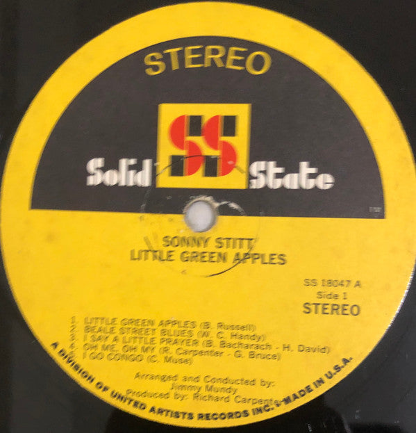 Sonny Stitt : Little Green Apples (LP, Album, Gat)