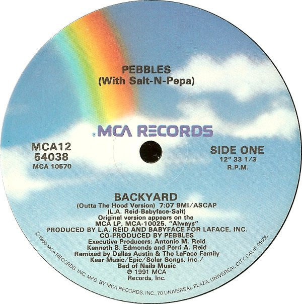 Pebbles With Salt 'N' Pepa : Backyard (12", Single)
