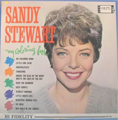 Sandy Stewart (2) : My Coloring Book (LP, Album, Mono)