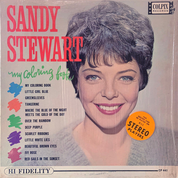 Sandy Stewart (2) : My Coloring Book (LP, Album, Mono)