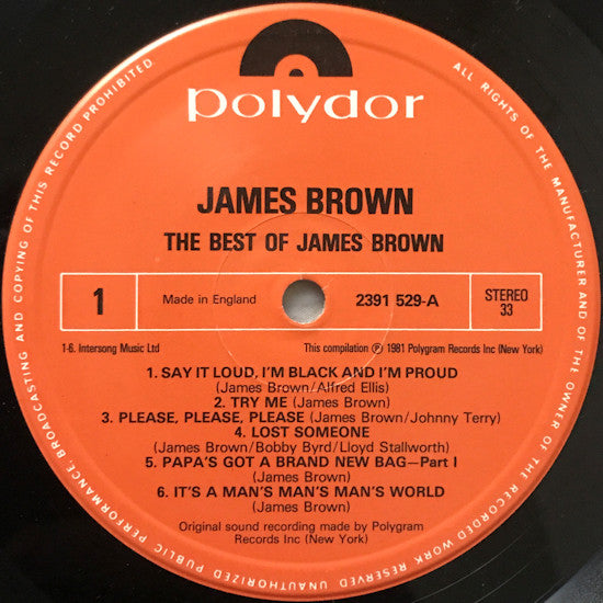 James Brown : The Best Of James Brown (LP, Comp)