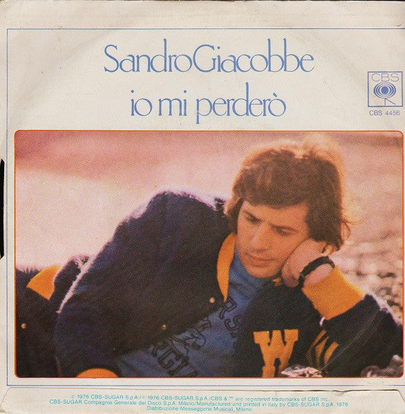 Sandro Giacobbe : Il Mio Cielo, La Mia Anima (7")
