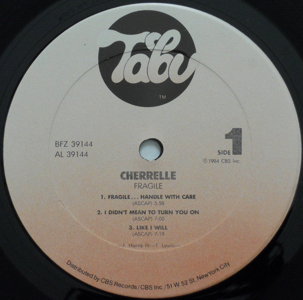 Cherrelle : Fragile (LP, Album)