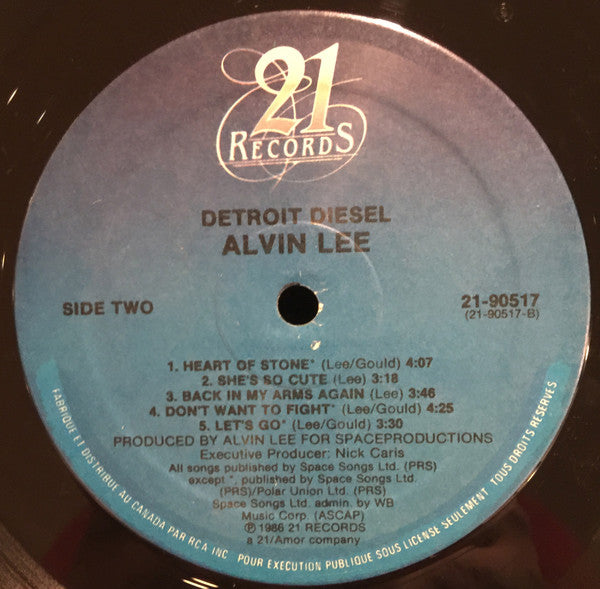 Alvin Lee : Detroit Diesel (LP, Album)