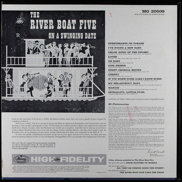 The River Boat Five : On A Swinging Date (LP, Album)