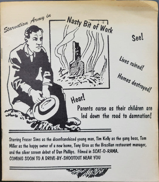 Starvation Army : Nasty Bit Of Work / High On Lust (7", Num)