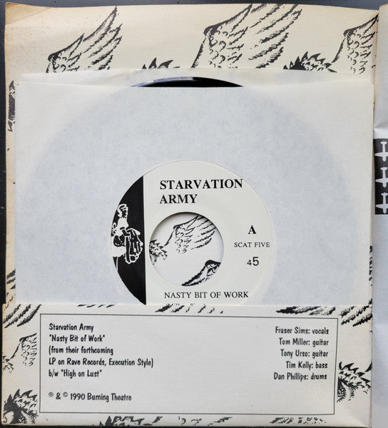 Starvation Army : Nasty Bit Of Work / High On Lust (7", Num)