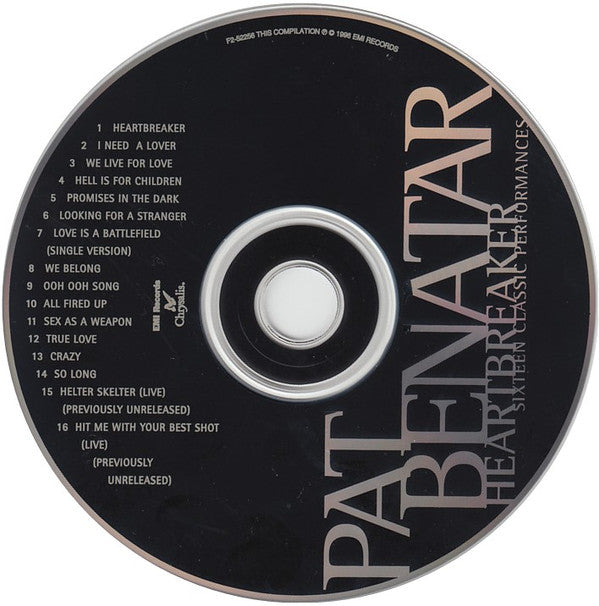 Pat Benatar : Heartbreaker (Sixteen Classic Performances) (CD, Comp)