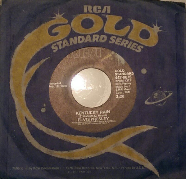 Elvis Presley : Kentucky Rain (7", RE, Ind)