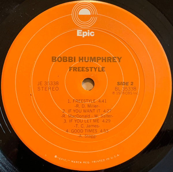 Bobbi Humphrey : Freestyle (LP, Album, Ter)