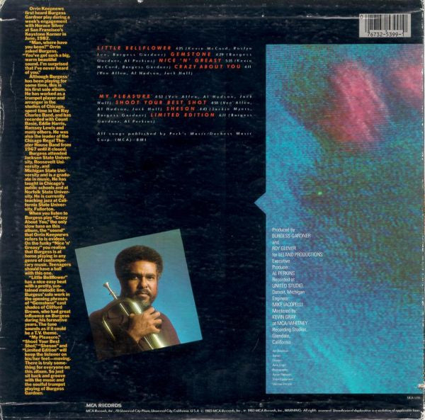 Burgess Gardner : Music - Year 2000 (LP, Album)