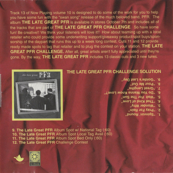 Various : Now Playing Volume 10 (CD, Comp, Promo)