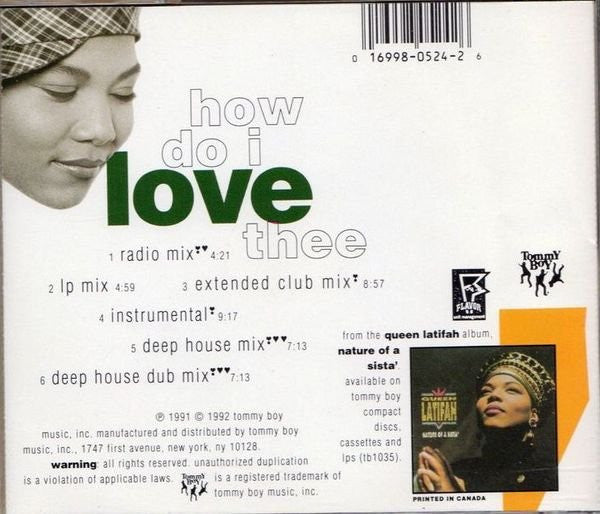 Queen Latifah : How Do I Love Thee (CD, Maxi)