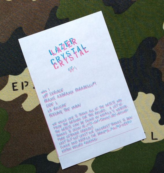 Lazer Crystal : EP1 (12", EP, Ltd)