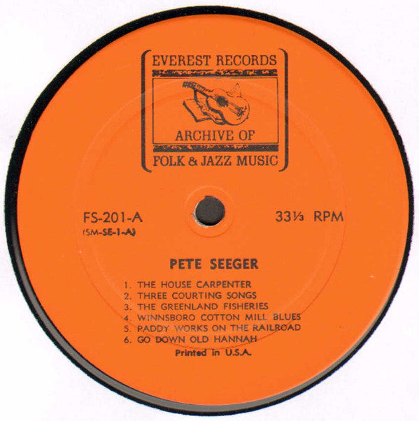 Pete Seeger : Pete Seeger (LP, Album, RE)