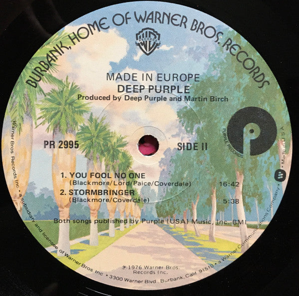 Deep Purple : Made In Europe (LP, Los)