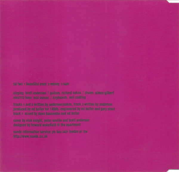 Suede : Beautiful Ones (CD, Single, CD2)