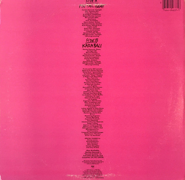 Herbie Hancock : Metal Beat / Karabali (12")