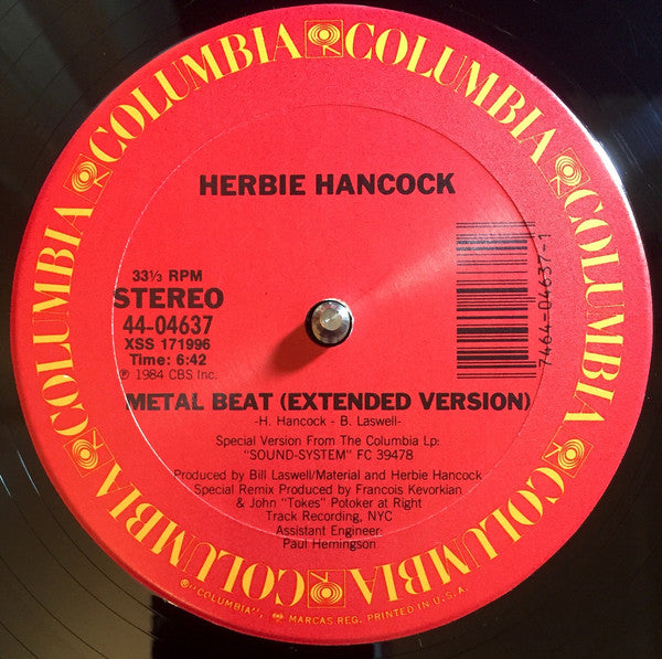 Herbie Hancock : Metal Beat / Karabali (12")