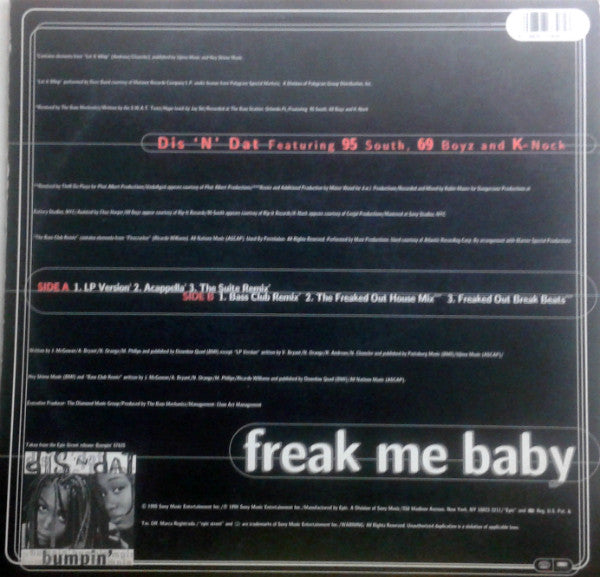 Dis 'N' Dat : Freak Me Baby (12")