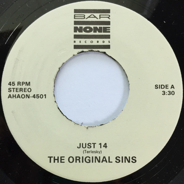 The Original Sins : Just 14 (7")
