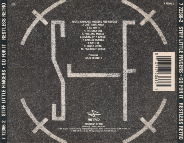 Stiff Little Fingers : Go For It (CD, Album, RE)