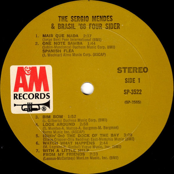 Sergio Mendes And Brasil '66* : The Sergio Mendes And Brasil '66 Foursider (2xLP, Comp, Mon)