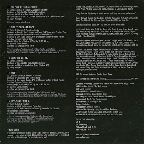 Jay-Z : Vol. 3... Life And Times Of S. Carter (CD, Album, PMD)