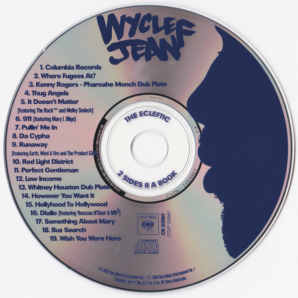 Wyclef Jean : The Ecleftic (2 Sides II A Book) (CD, Album)