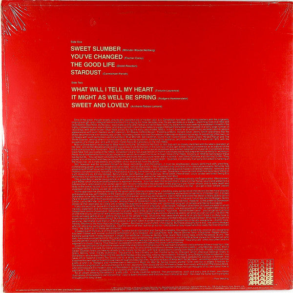 Lou Donaldson : Lush Life (LP, Album, RE)
