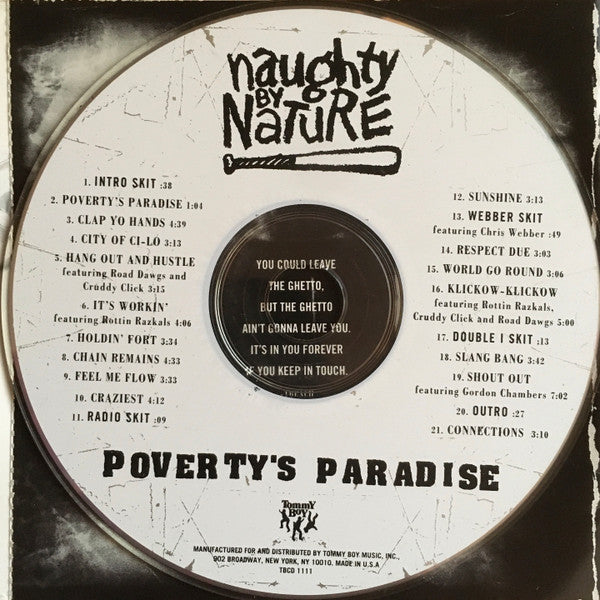 Naughty By Nature : Poverty's Paradise (CD, Album, SRC)