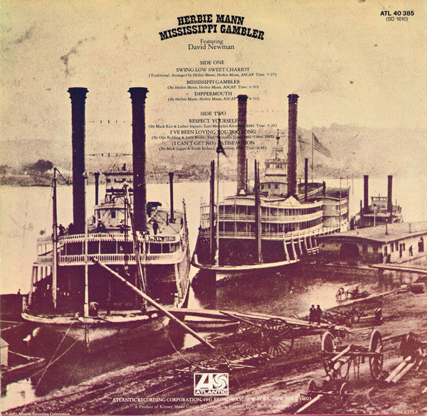 Herbie Mann : Mississippi Gambler (LP, Album)