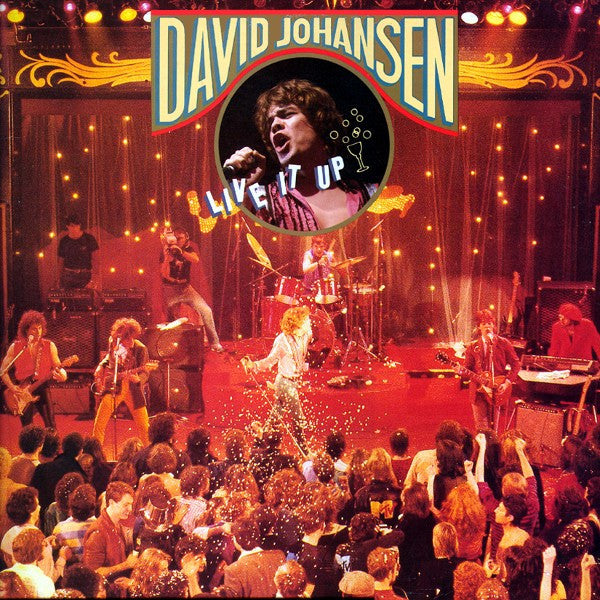 David Johansen : Live It Up (LP, Album, Pit)