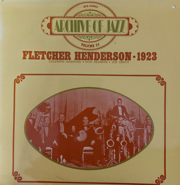 Fletcher Henderson : Fletcher Henderson 1923 (LP, Comp, Mono)