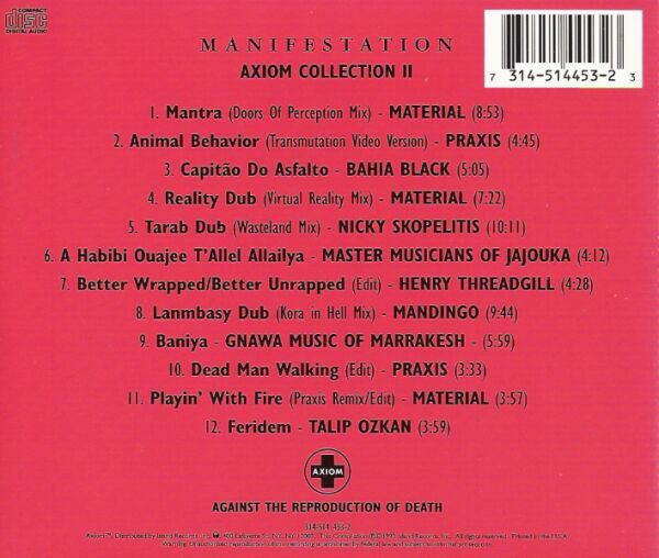 Various : Manifestation - Axiom Collection II (CD, Comp)