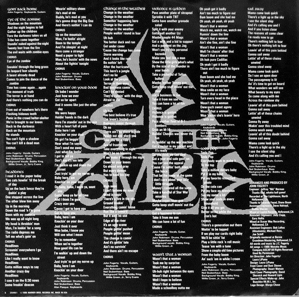 John Fogerty : Eye Of The Zombie (LP, Album, All)