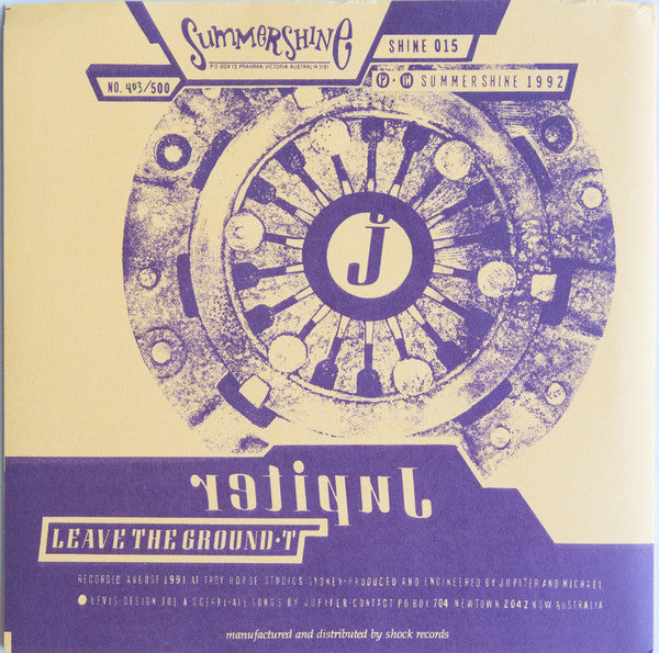 Jupiter (15) : Leave The Ground (7", Ltd, Num)