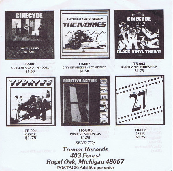 Cinecyde : Positive Action (7", EP)