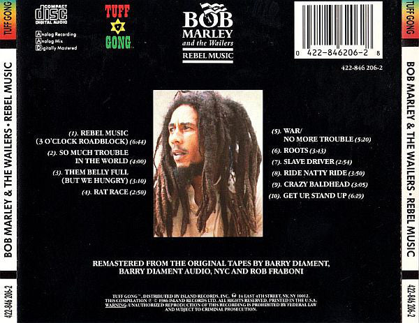 Bob Marley And The Wailers* : Rebel Music (CD, Comp)